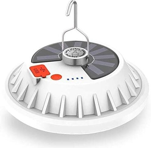 Tragbare Campingleuchten, Außenzeltleuchten, Solarlaterne, 5 Modi, usb wiederaufladbare, ultrahelle LED-Lampe mit Powerb...