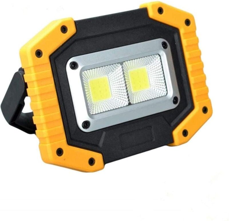 Wiederaufladbares Flutlicht, 30 w led, wiederaufladbares Arbeitslicht für den Außenbereich, Camping-Flutlicht mit usb, w...