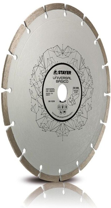 STAYER H7 Basis-Universalscheibe zum Schneiden von Baumaterialien (bis 12250 U/min) Ø125mm