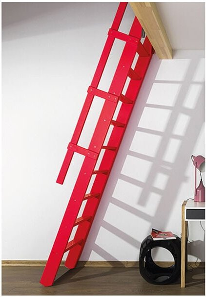 Matisère - Klappbare Raumspartreppe: Breite 55cm - Rosa Antik (ral 3014) - MSP/R3014