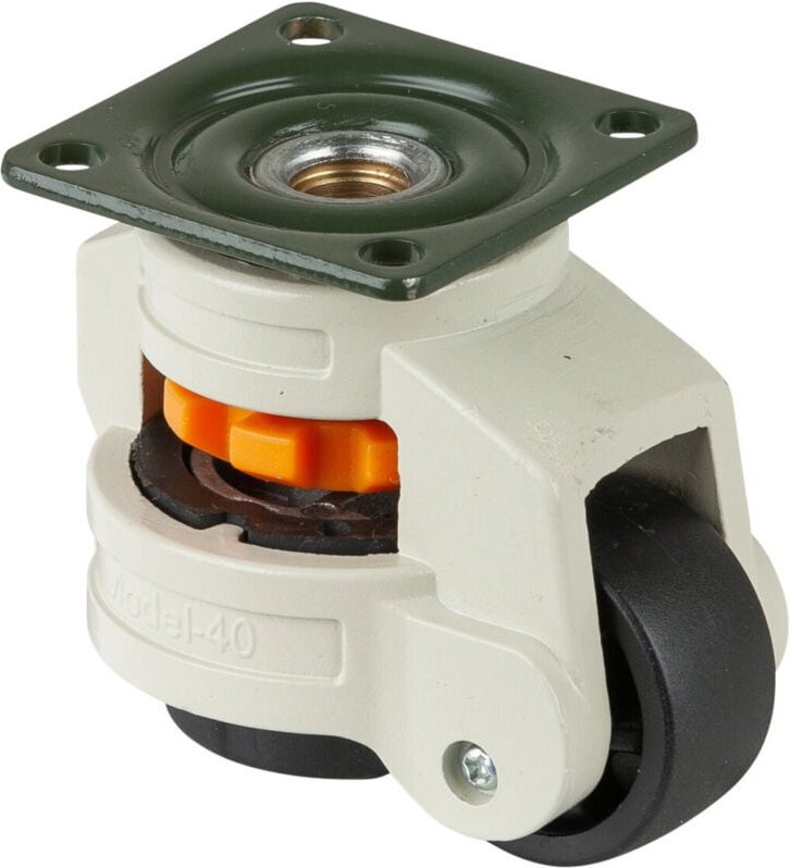 Bs-r Heberolle pa Rad Gleitl Platte tk pro Rolle 50kg bei 4 Rollen max. 2x50kg