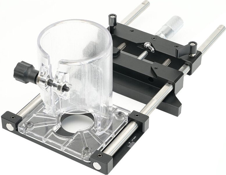 Guida di taglio professionale in lega di alluminio, finitura versatile con scala di incisione ad alta precisione, compat...