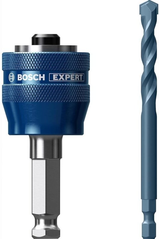Bosch EXPERT Power Change Plus Adapter Lochsägenhalter mit Bohrer TCT 8,5x105mm