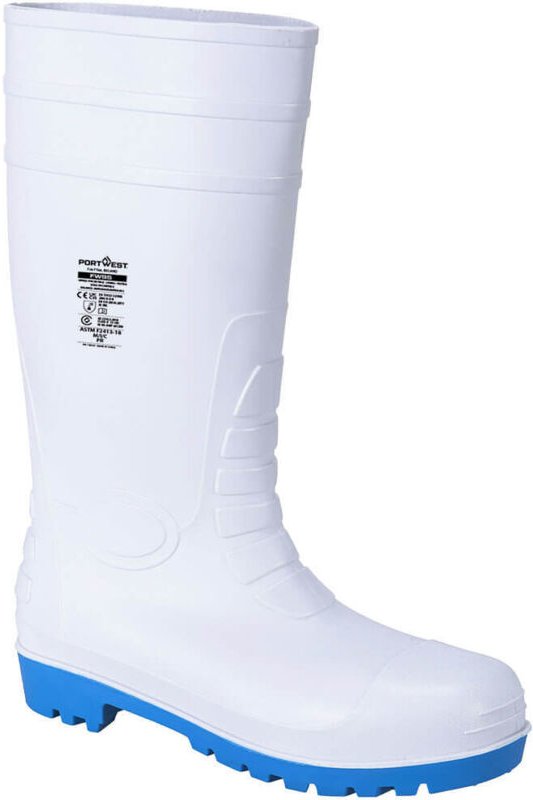 Sicherheitsstiefel Wellington S5 Weiß 44