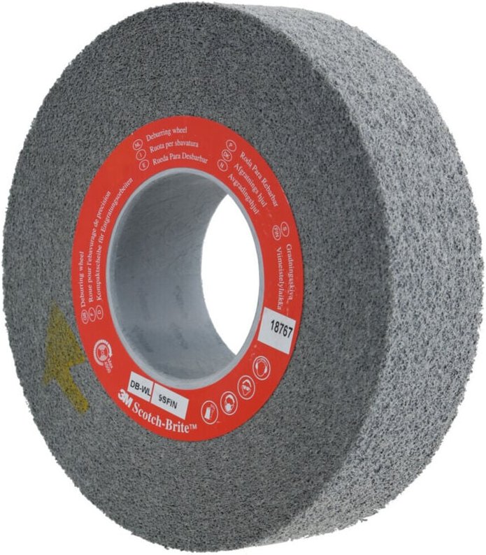 Scotch-Brite Kompakt-Entgratscheibe (SiC), db-wl, Scheiben-⌀xBreitexBohrungs-⌀ 203X51X76 mm - 3M
