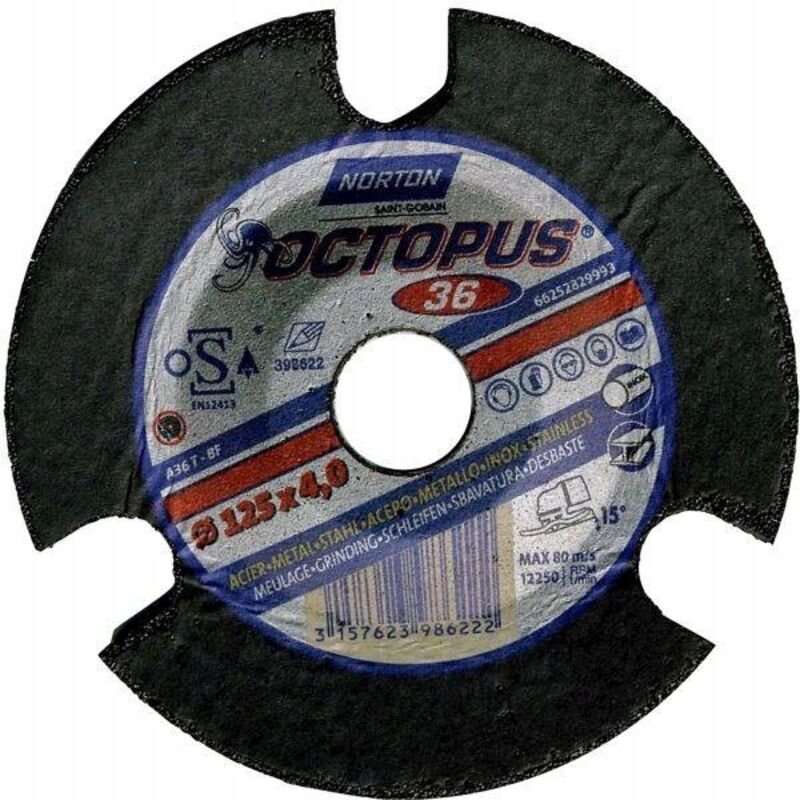 NORTON OCTOPUS 125x4 Schleifscheibe Vorschau