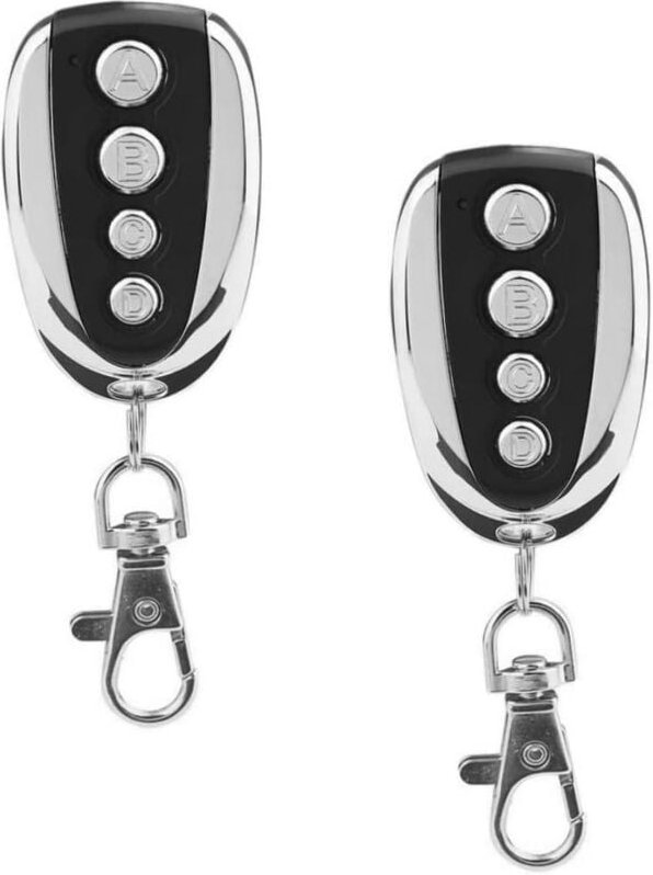 Aougo - Tür-Fernbedienungs-Klonschlüssel, 433,9 MHz, 433,9 MHz, universelle kabellose Fernbedienung, Klonschlüssel mit 4...