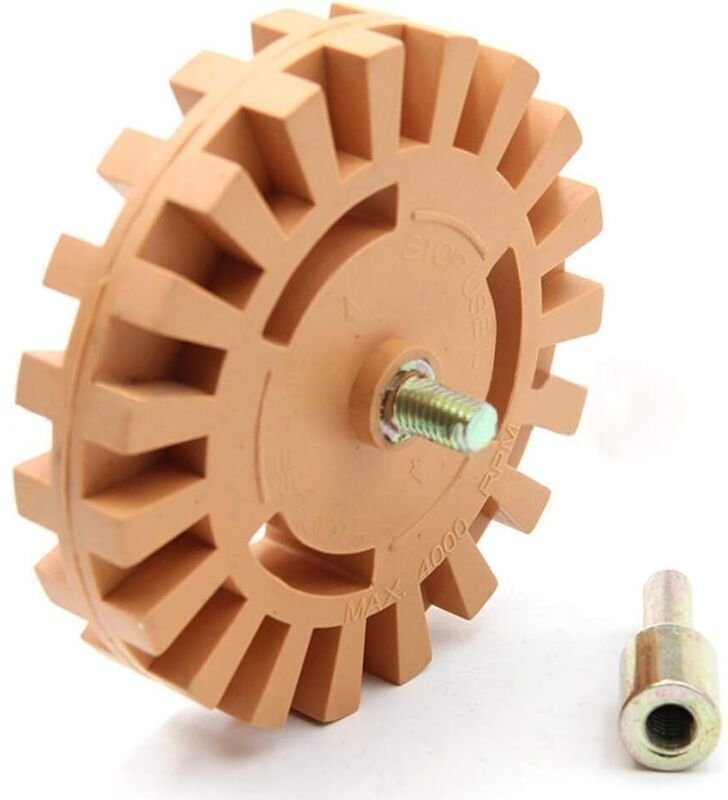 Radiererscheibe aus Gummi für Karosseriearbeiten, Verschleißschutz-Radierer, Kratzerentferner für die Autokarosserie, 10...