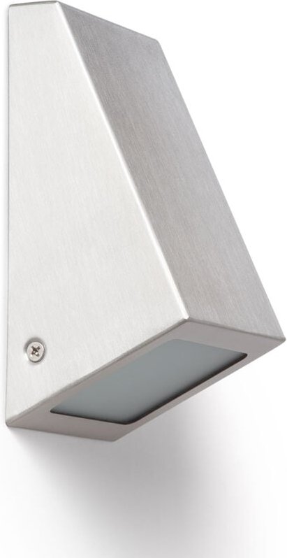 LED-Wandleuchte Aussen Metall und Glas Ruzafa Grau