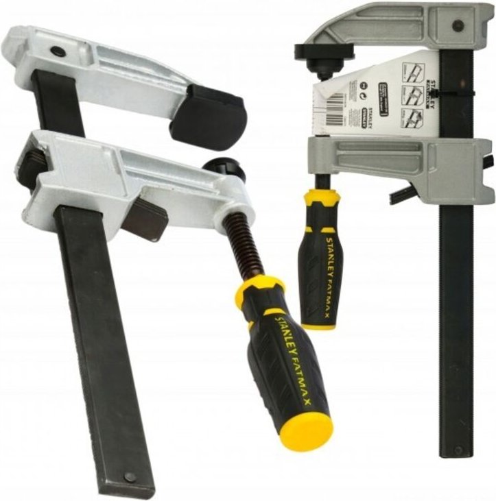 Hybrid-Schnellspann-Schraubzwinge für Zimmerei 600 mm STANLEY FMHT0-83246