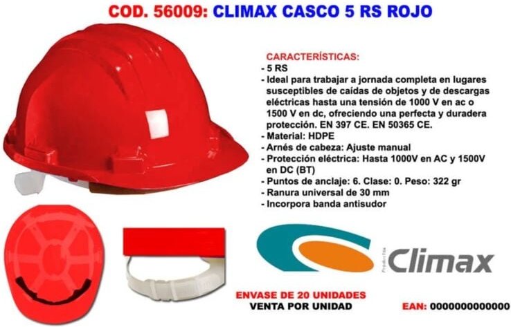 Helm 5 rs Rot Ref. 2451005104000 - Climax