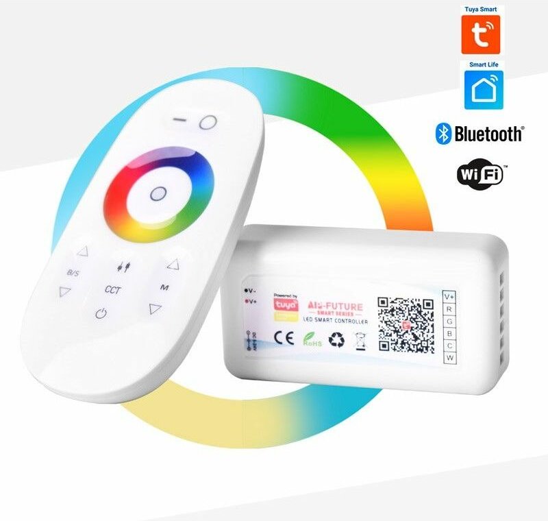 Rbg+cct+smart LED-Steuerung 12/24V wifi 5-Kanal