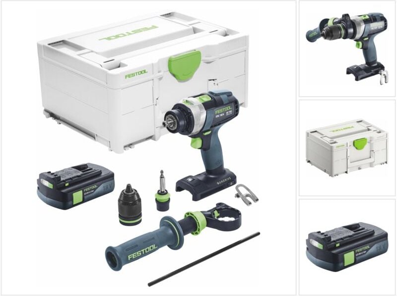 Tpc 18/4 I-Basic Akku Schlagbohrschrauber 18 v 75 Nm Brushless + 1x Akku 3,0 Ah + Systainer - ohne Ladegerät - Festool