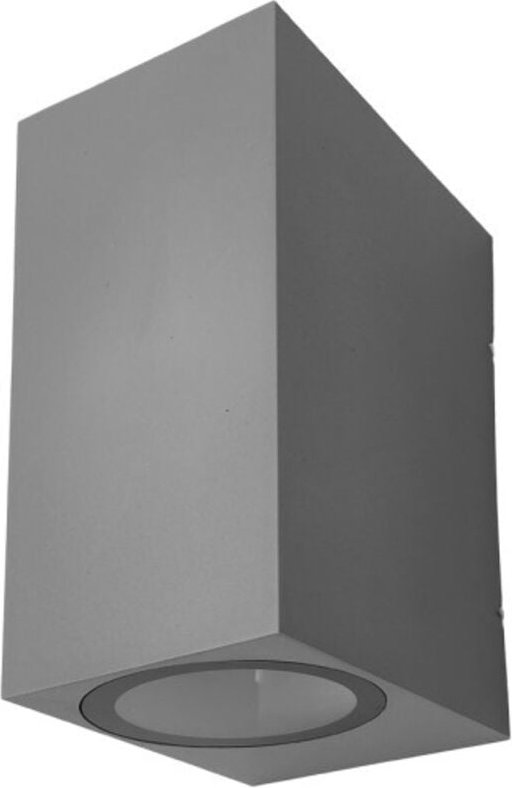 Elch Außenwandleuchte 2xgu10 grau ip44 14,7x7x9 cm