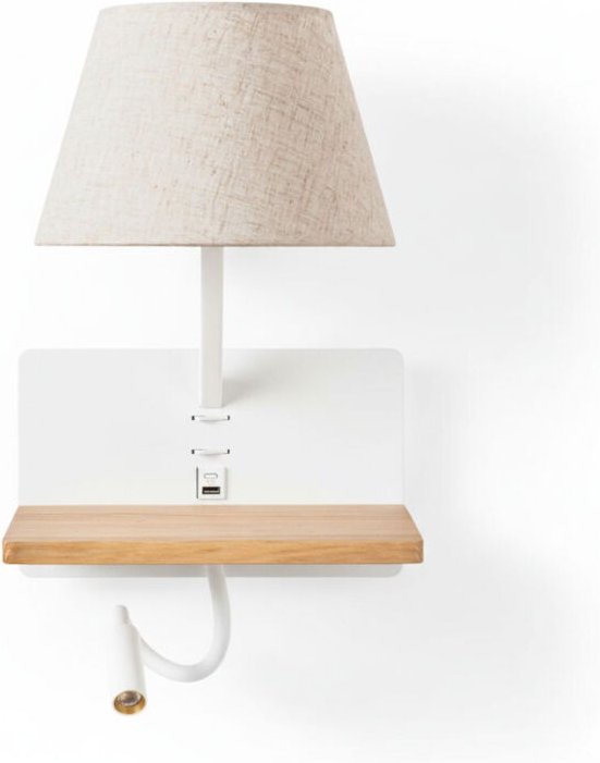 Wandleuchte zum Lesen "Artin USB+ USBC" - Mit schwenkbarem