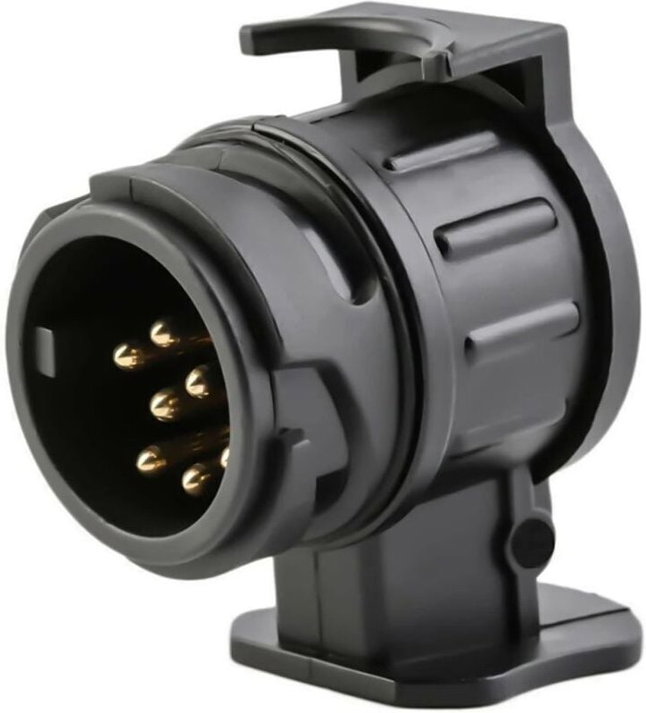 Stück 12 V 13-poliger auf 7-poliger Anhängeradapter, wasserdichter 13-Wege- auf 7-Wege-Anhängerkonverter für Auto, Wohnm...