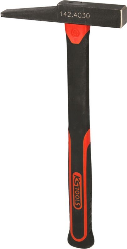 Elektrikerhammer, französische Form, Fiberglasstiel, 200g