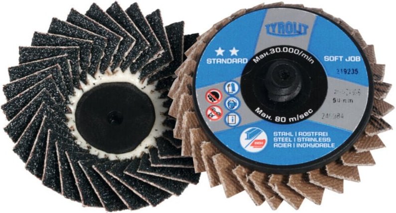 Tyrolit - Soft Job Fächerschleifscheibe (za),ø 50,8 mm, Körnung: 80