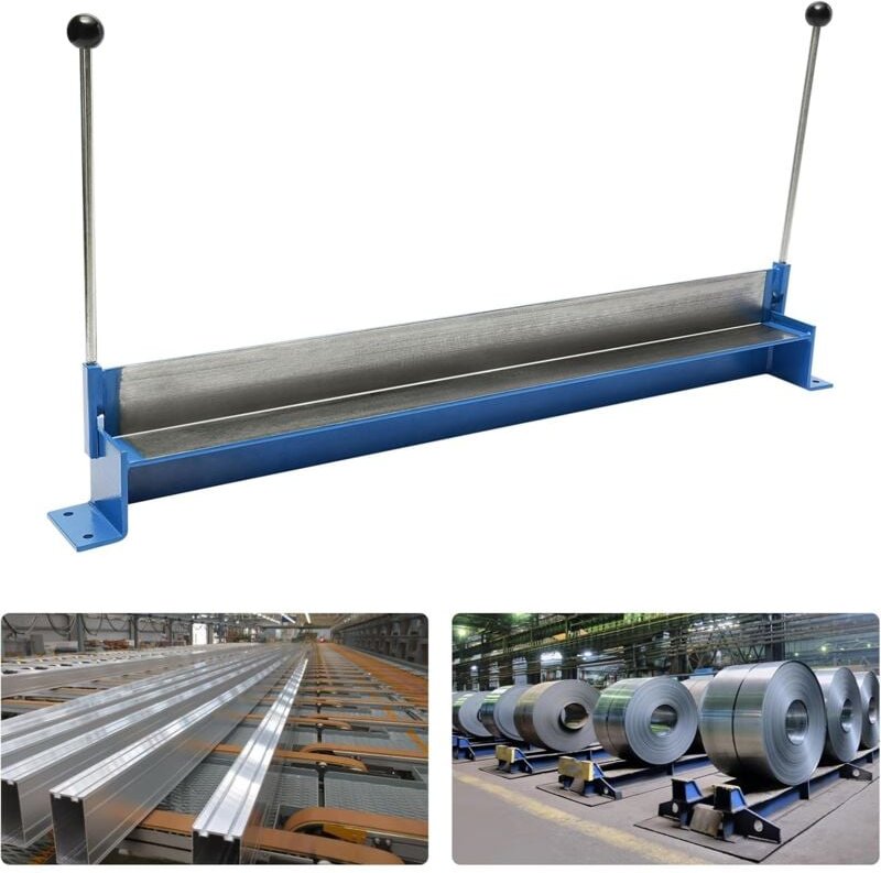 Blechbiegemaschine, Manuelles Blechbiegewerkzeug 1000mm 135° Abkantbank Biegemaschine Schwenkbiegemaschine Biegemaschi A...