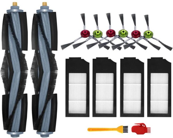 Für X1 omni / T10 turbo Staubsauger Roboter HEPA-Filter Wichtigsten Seite Pinsel Mopp Tuch Ersatz Teile