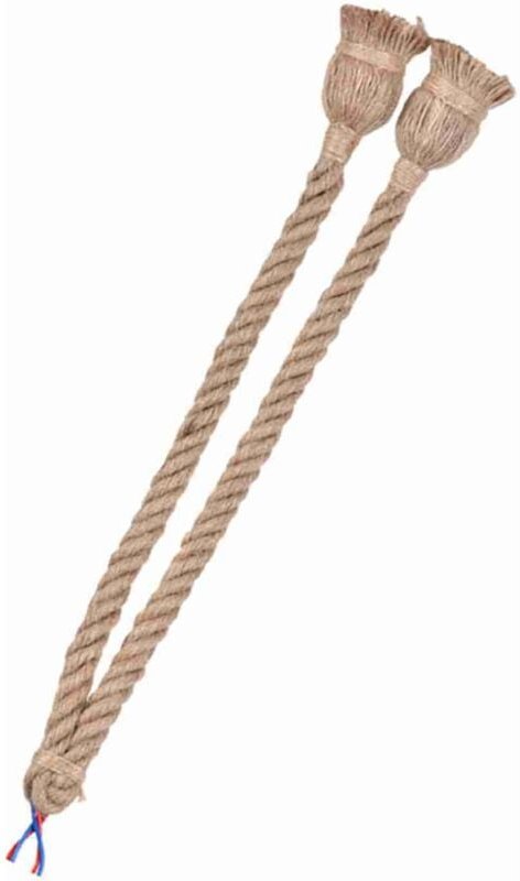 Vintage-Seil, Retro-Hängelampe aus Hanfseil, E27-Sockel, Lampenkabel, Kronleuchter im Retro-Loft-Stil (ohne Glühbirne), ...