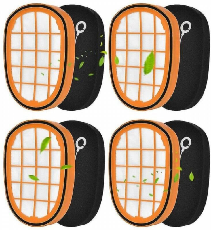 4er-Pack Filter für Philips FC6812 Speedpro Max Aqua tragbar 6814 6823 6827 6908