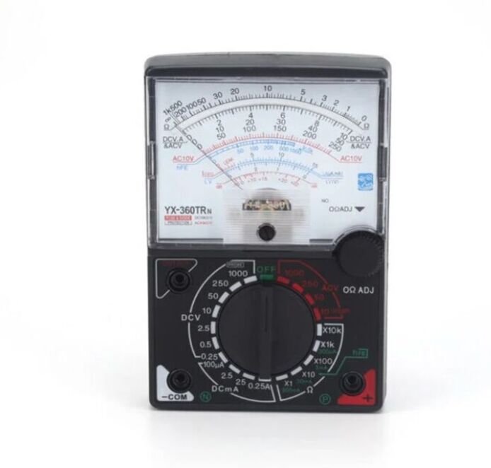 Analoges Multimeter, Multimeter-Tester, AC/DC-Voltmeter, Amperemeter, Ohmmeter, Spannungs- und Widerstandsmessung