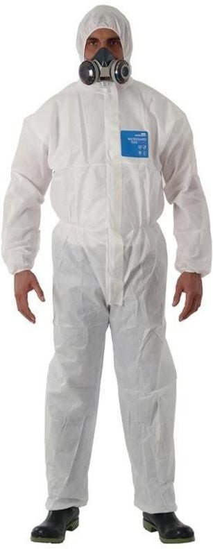 Schutzoverall AlphaTec® 1500 Plus Größe xxl weiß PSA-Kategorie iii