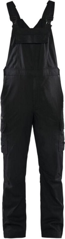 BLAKLÄDER Latzhose Industrie Stretch, schwarz / dunkelgrau, Konfektionsgröße DE: 27