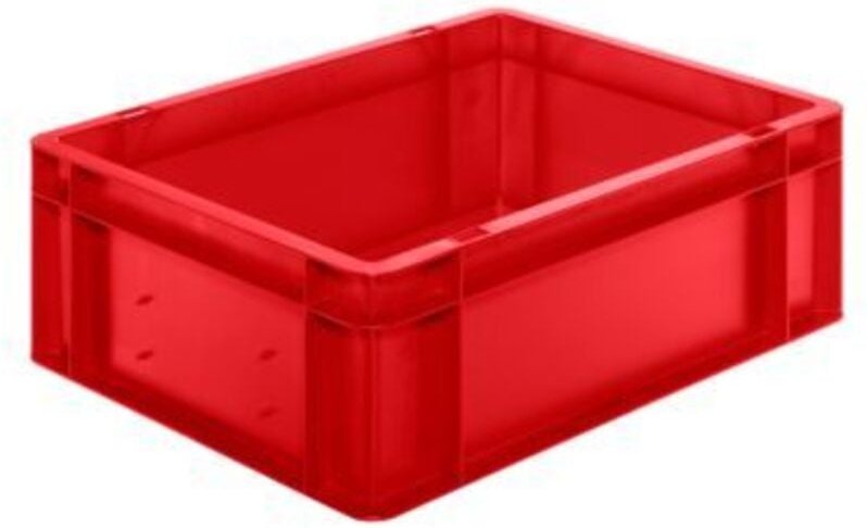 La-ka-pe - Transportstapelbehälter L400xB300xH145mm rot pp Seitenwände geschlossen