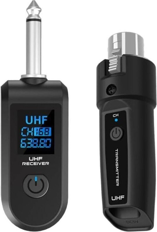 Funkmikrofonsystem UHF drahtloser XLR Sender und Empfänger für dynamische Mikrofone, Audiomischer, PA-Systeme