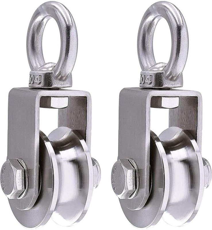 ZVD - Seilrolle aus Edelstahl 304 – maximale Belastung 500 kg