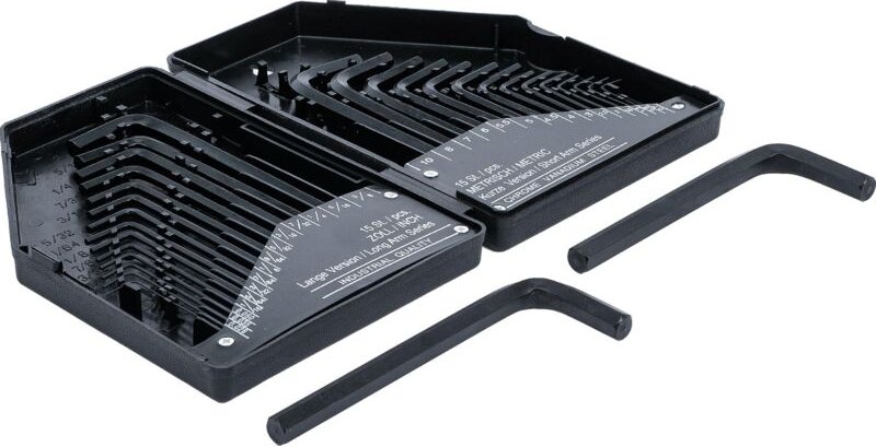 Bgs Technic - Winkelschlüssel-Satz Zollmaße/metrisch Innensechskant 30-tlg.