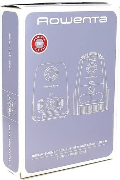 Staubsaugerbeutel zr480 pro 6 + Filter für Staubsauger Rowenta