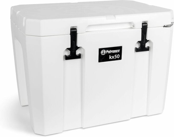 Kühlbox 50 Liter kx50 Alpenweiß für Camping, Angeln und Picknick / Stromunabhängig - Petromax