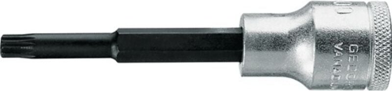 Steckschlüsseleinsatz inx 19 1/2 ″ Innen-Vielzahn M6 Länge 100 mm