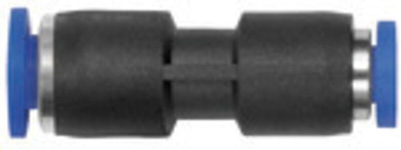 Riegler Gerade Steckverbindung »Blaue Serie« mini, Schlauch-Außen-Ø 4/3, 136.0403M