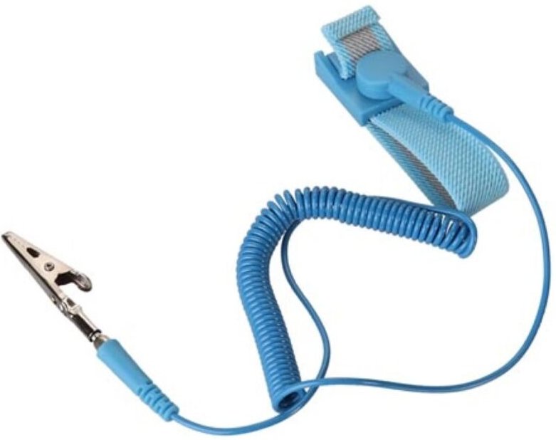 Antistatik-armband - elastisch - längenverstellbar - blau