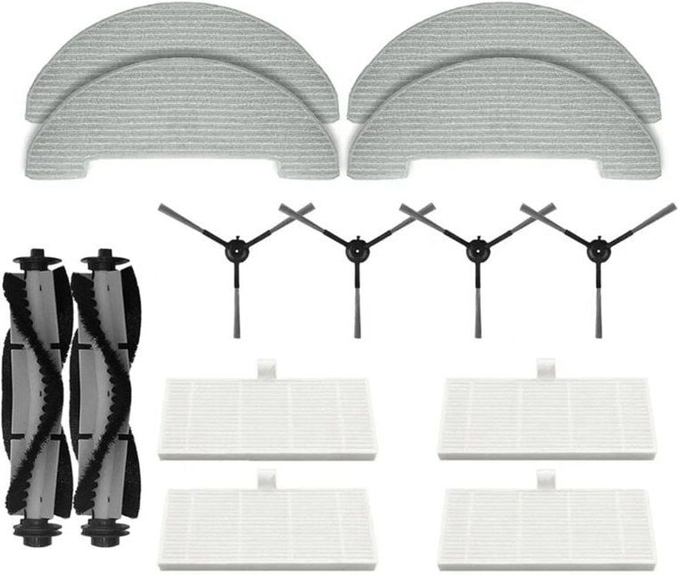 Hauptseitenbürste Hepa-Filter Mopptuch Ersatz Ersatzteile