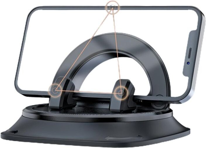 Handyhalterung fürs Auto Handyhalterung mit Navigation Armaturenbrett-Handyhalterung, rutschfeste Armaturenbretthalterun...