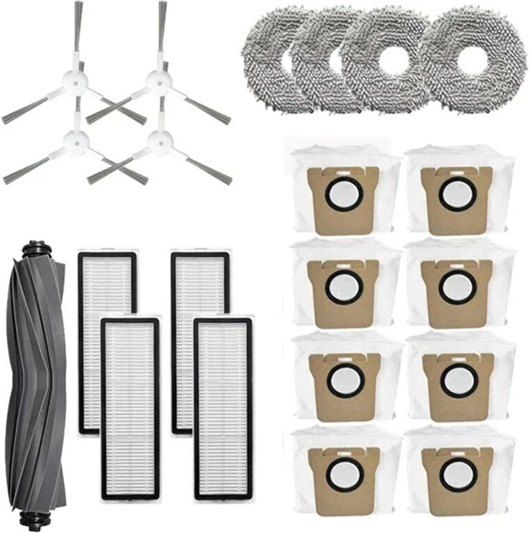 Für Bot L20 Ultra Wichtigsten Seite Pinsel Hepa-Filter Mopp Staub Tasche