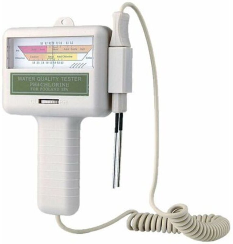 Wasserqualitätsprüfer, Wasserqualität Tester, PH Tester Automatischer Restchlor Ph Wasser Tester Analyse Chlor Pool Kit ...