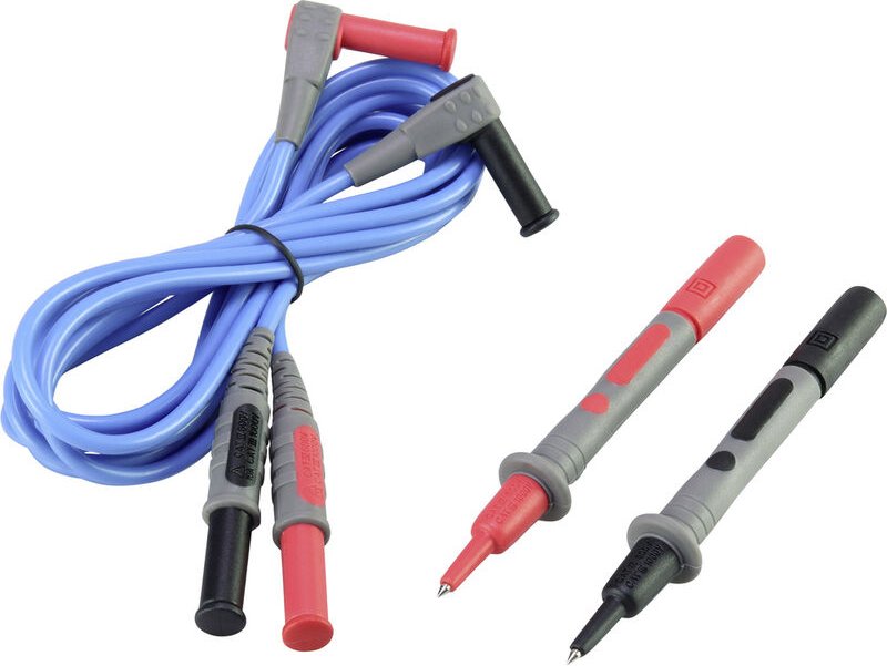 Voltcraft - MSL-504 Messleitung Stecker 4 mm Prüfspitze 1.20 m Blau 1 St.