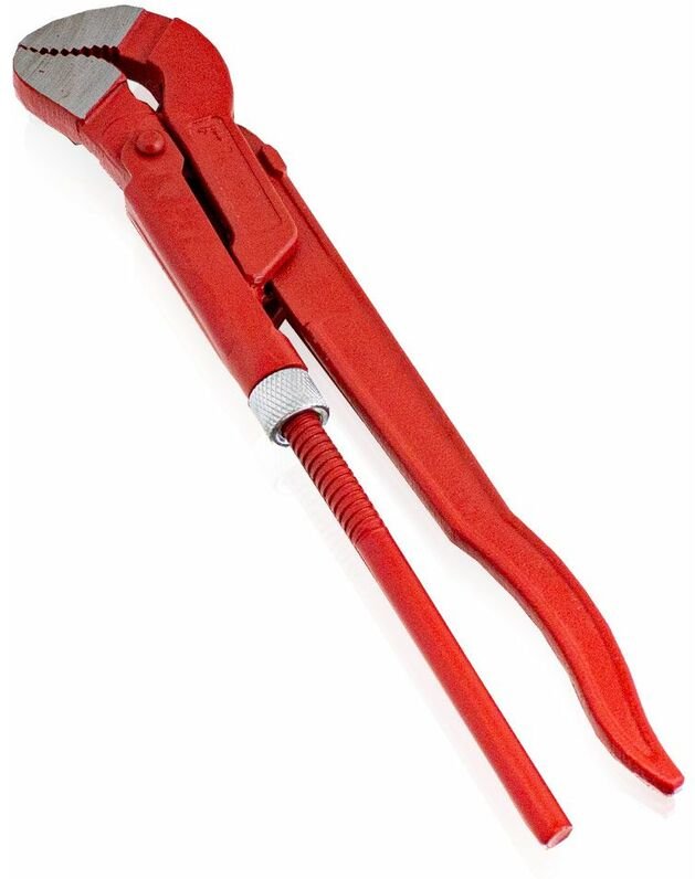 Bituxx® 1 Zoll S-Maul Rohrzange Wasserpumpenzange Klempner Zange Eckrohrzange verstellbar (1 ")