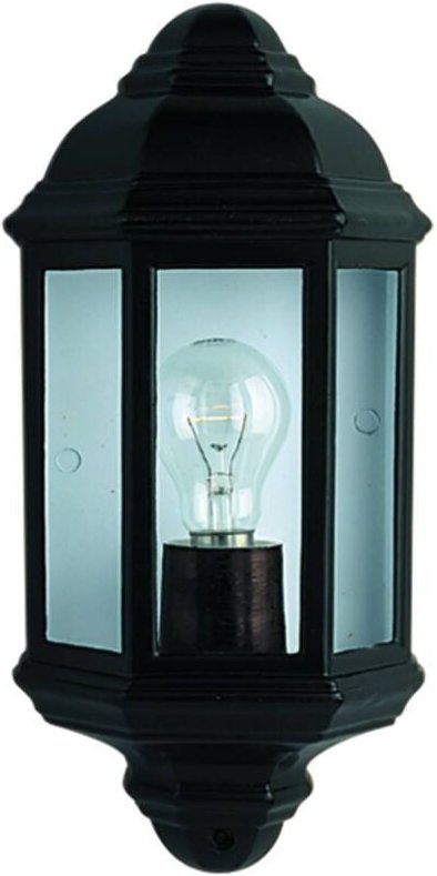 Searchlight - Outdoor - 1 leichte Außenspüllaterne hellschwarz IP44, E27