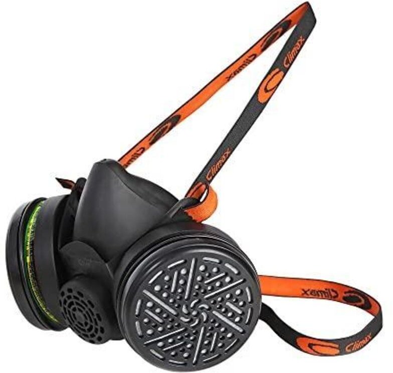 Atemschutzmaske Climax Gummi schwarz verstellbare Größe