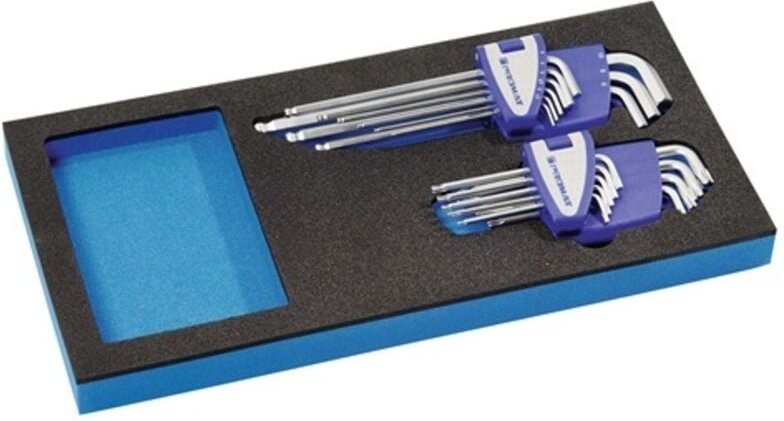 Werkzeugmodul 18-teilig 1/3-Modul sw 1,5-10mm,T9-T45