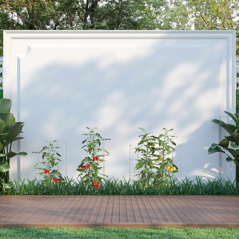 Set of 4 round tomato support 60 cm