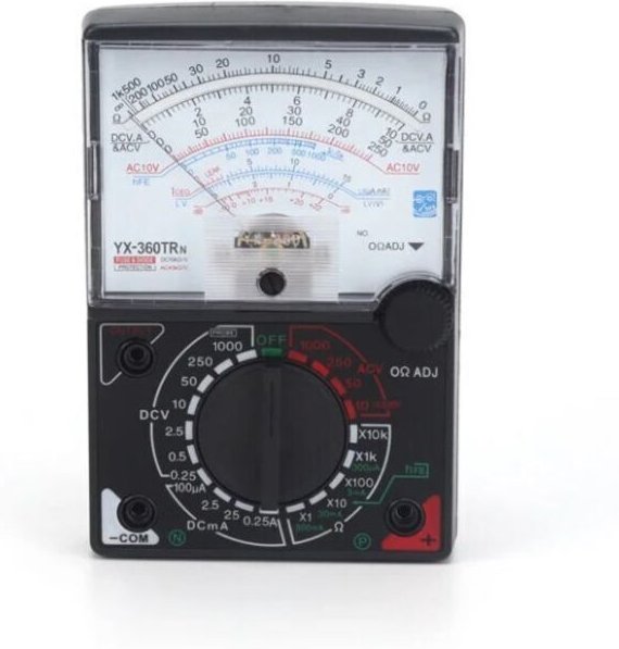 Analoges Multimeter, AC/DC-Tester, Voltmeter, Amperemeter, Ohmmeter, Analoges Multimeter zur Messung von Spannung, Strom...
