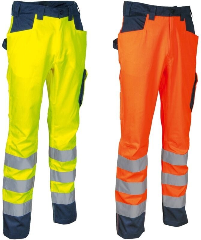 Cofra - Upata Arbeitshose mit hoher Sichtbarkeit - 60 (eu) - Orange